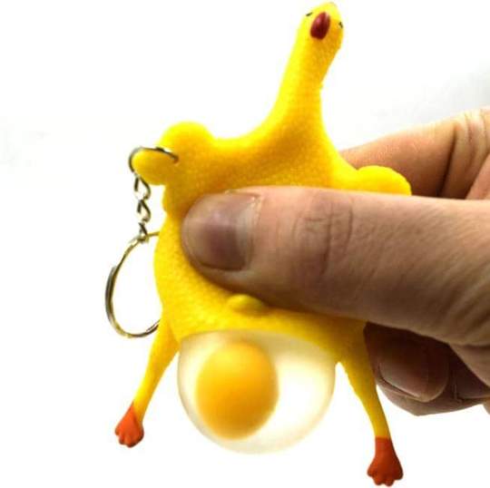 Crazy Squeezy Chicken Toy